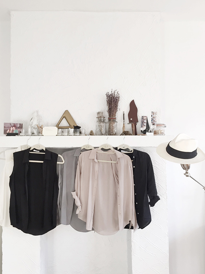 minimalist wardrobe everlane